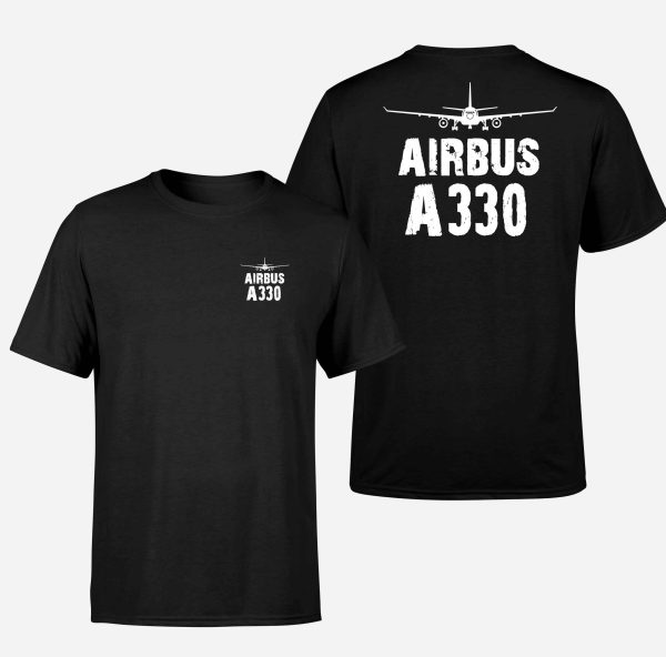 Airbus A330 & Plane Designed Double-Side T-Shirts Supply