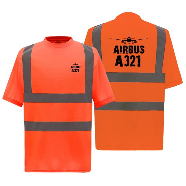 Airbus A321 & Plane Designed Reflective T-Shirts Discount