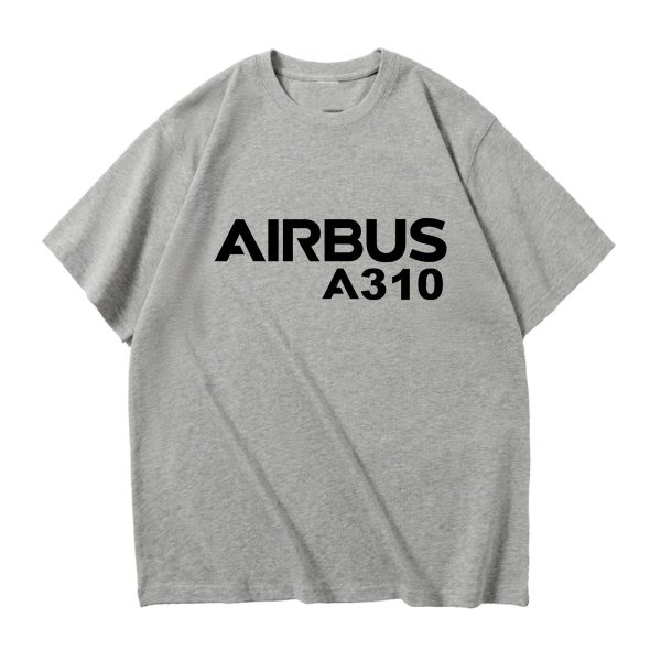 Airbus A310 & Text Designed Relax Fit T-Shirts Sale