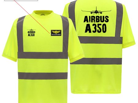 Airbus A350 & Plane Designed Reflective T-Shirts Hot on Sale