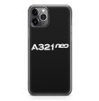 A321neo & Text Designed iPhone Cases Online