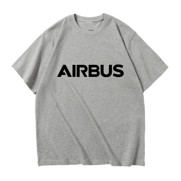 Airbus & Text Designed Relax Fit T-Shirts Sale