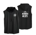 Airbus A321 & Plane Designed Hooded Tank Tops Hot on Sale