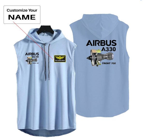 Airbus A330 & Trent 700 Engine Designed Hooded Tank Tops Cheap