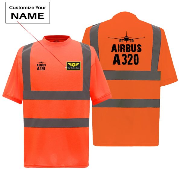 Airbus A320 & Plane Designed Reflective T-Shirts For Discount