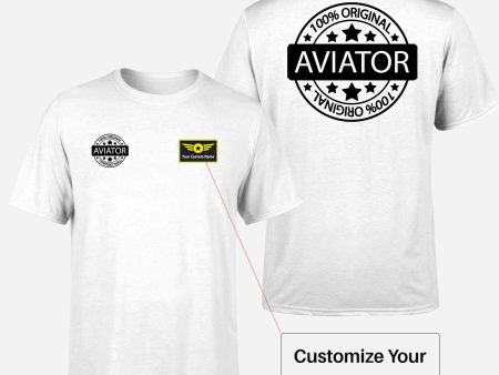 100 Original Aviator Designed Double-Side T-Shirts For Discount