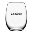 A330neo & Text Designed Water & Drink Glasses Sale