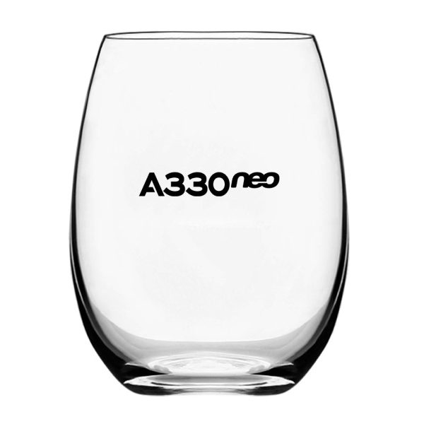 A330neo & Text Designed Water & Drink Glasses Sale