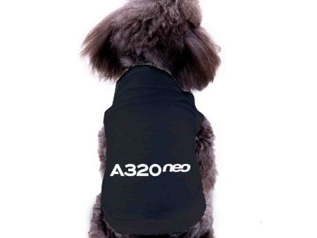 A320neo & Text Designed Dog Pet Vests For Discount