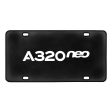 A320neo & Text Designed Metal (License) Plates Online