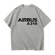 Airbus A319 & Text Designed Relax Fit T-Shirts Online