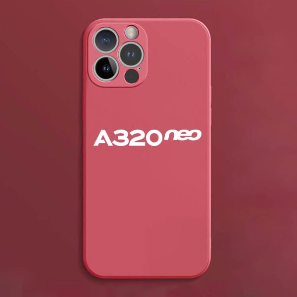 A320neo & Text Designed Soft Silicone iPhone Cases on Sale