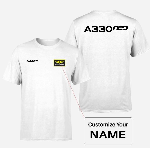 A330neo & Text Double-Side T-Shirts For Sale