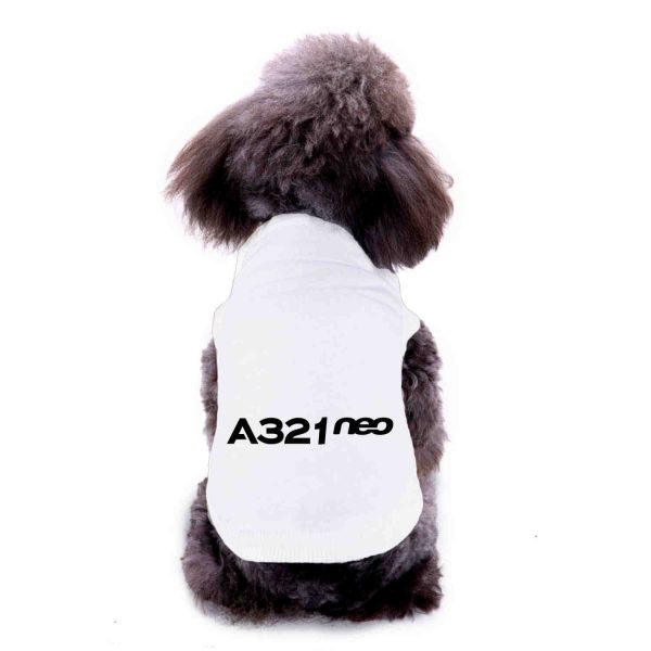 A321neo & Text Designed Dog Pet Vests Fashion