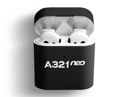 A321neo & Text Designed AirPods  Cases on Sale