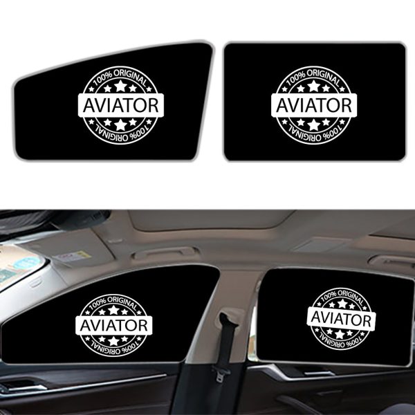 100 Original Aviator Designed Car Sun Shade (Side window) on Sale