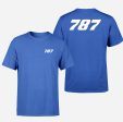 787 Flat Text Designed Double-Side T-Shirts Hot on Sale