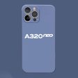 A320neo & Text Designed Soft Silicone iPhone Cases on Sale