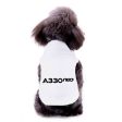 A330neo & Text Designed Dog Pet Vests For Discount