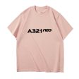 A321neo & Text Designed Relax Fit T-Shirts Supply