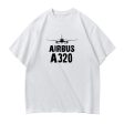 Airbus A320 & Plane Designed Relax Fit T-Shirts Hot on Sale