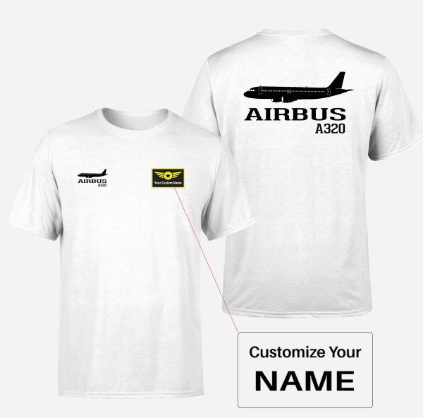 Airbus A320 Printed Double-Side T-Shirts Online Sale