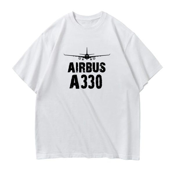 Airbus A330 & Plane Designed Relax Fit T-Shirts For Sale