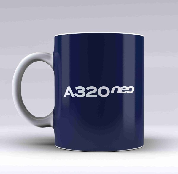 A320neo & Text Designed Mugs Cheap