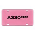 A330neo & Text Designed Metal (License) Plates Discount