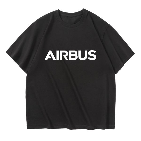 Airbus & Text Designed Relax Fit T-Shirts Sale