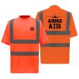 Airbus A330 & Plane Designed Reflective T-Shirts Online now