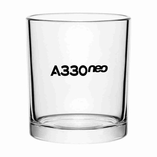 A330neo & Text Designed Special Whiskey Glasses Online now