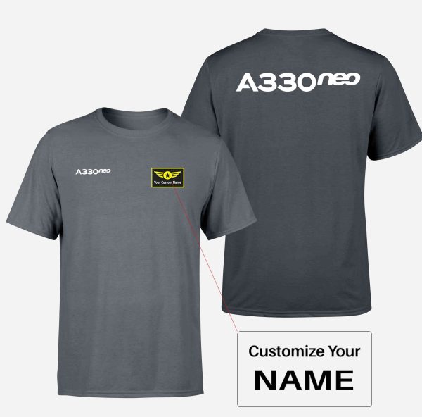 A330neo & Text Double-Side T-Shirts For Sale