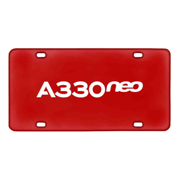 A330neo & Text Designed Metal (License) Plates Discount