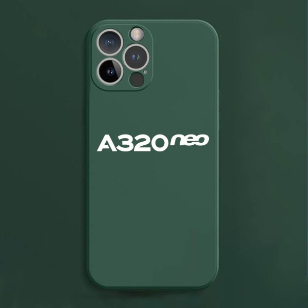 A320neo & Text Designed Soft Silicone iPhone Cases on Sale