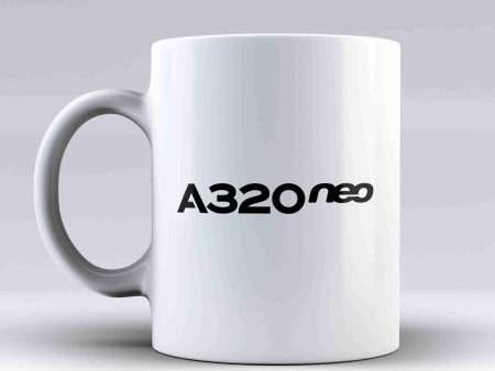 A320neo & Text Designed Mugs Cheap