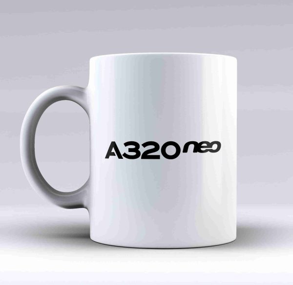 A320neo & Text Designed Mugs Cheap