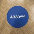 A330neo & Text Designed Carpet & Floor Mats (Round) Online