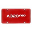 A320neo & Text Designed Metal (License) Plates Online