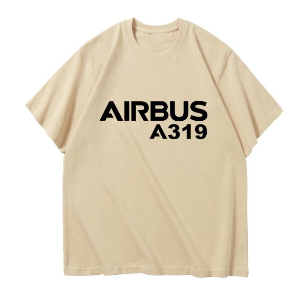 Airbus A319 & Text Designed Relax Fit T-Shirts Online