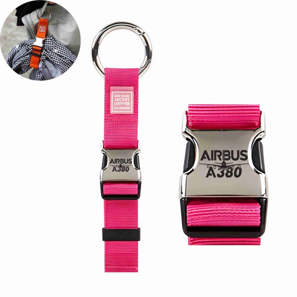 AAmazing Airbus A380 Designed Portable Luggage Strap Jacket Gripper Discount