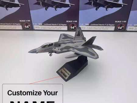 1 100 Lockheed Martin F-22 Raptor Air Superiority Fighter Airplane Model Online Sale