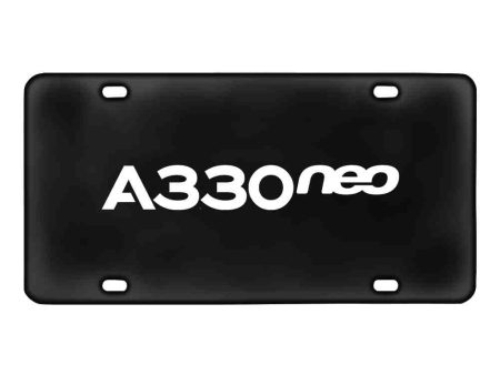 A330neo & Text Designed Metal (License) Plates Discount