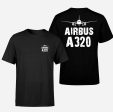 Airbus A320 & Plane Designed Double-Side T-Shirts Online Sale