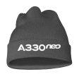 A330neo & Text 3D Knit Beanies Online now