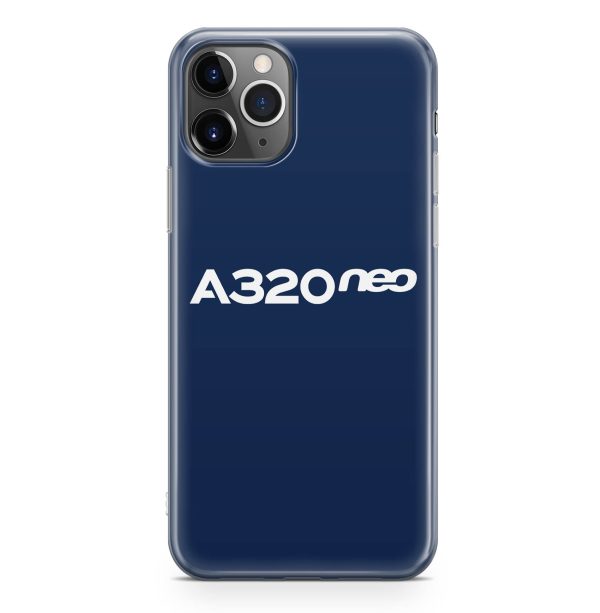 A320neo & Text Designed iPhone Cases For Sale