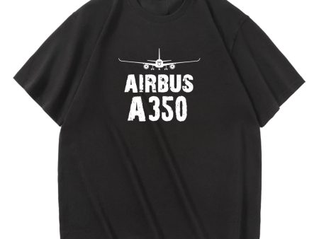 Airbus A350 & Plane Designed Relax Fit T-Shirts Supply