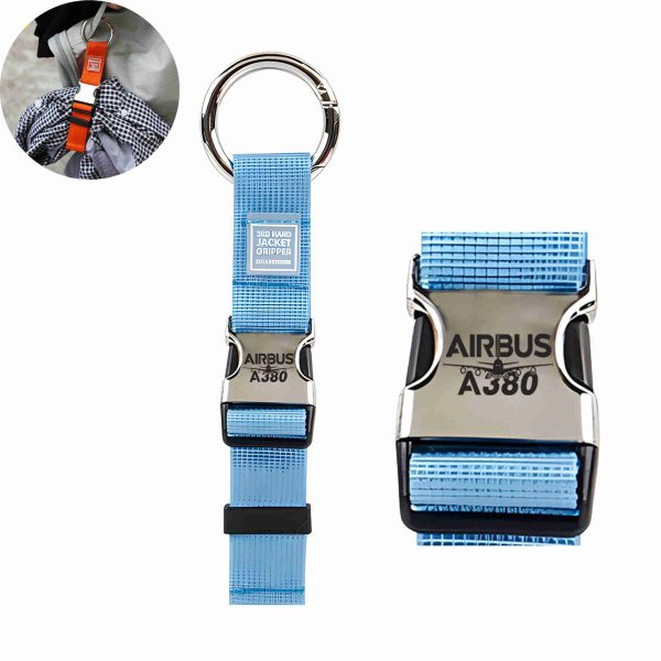 AAmazing Airbus A380 Designed Portable Luggage Strap Jacket Gripper Discount