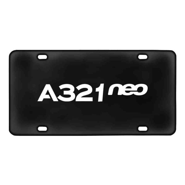 A321neo & Text Designed Metal (License) Plates For Sale