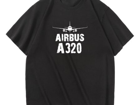 Airbus A320 & Plane Designed Relax Fit T-Shirts Hot on Sale